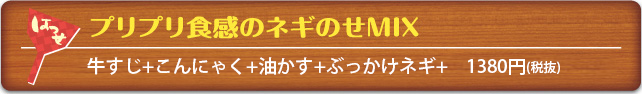 プリプリ食感のねぎのせMIX